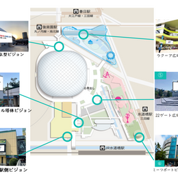 ④東京ドームシティビジョンズ ラクーア広場ビジョン