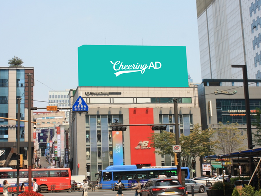 江南大路(江南駅)規定ビル｜応援広告・センイル広告 Cheering AD｜jeki（株）ジェイアール東日本企画