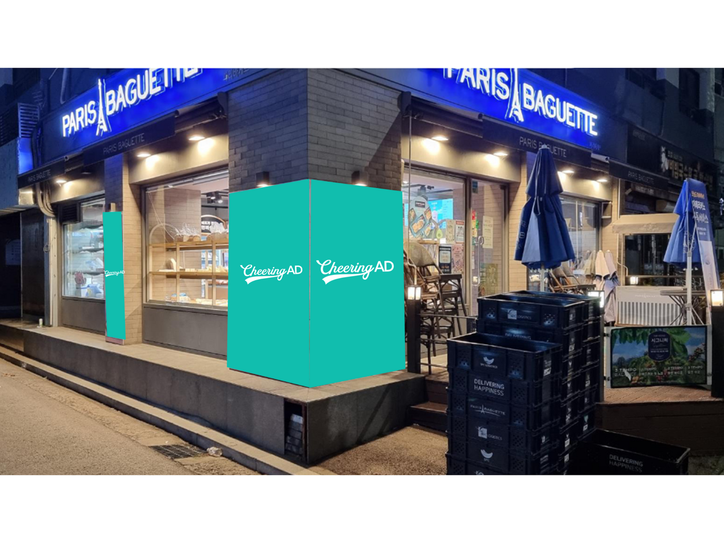 （JYPエンタテインメント） PARIS BAGUETTE オリンピック北門店 バナー広告